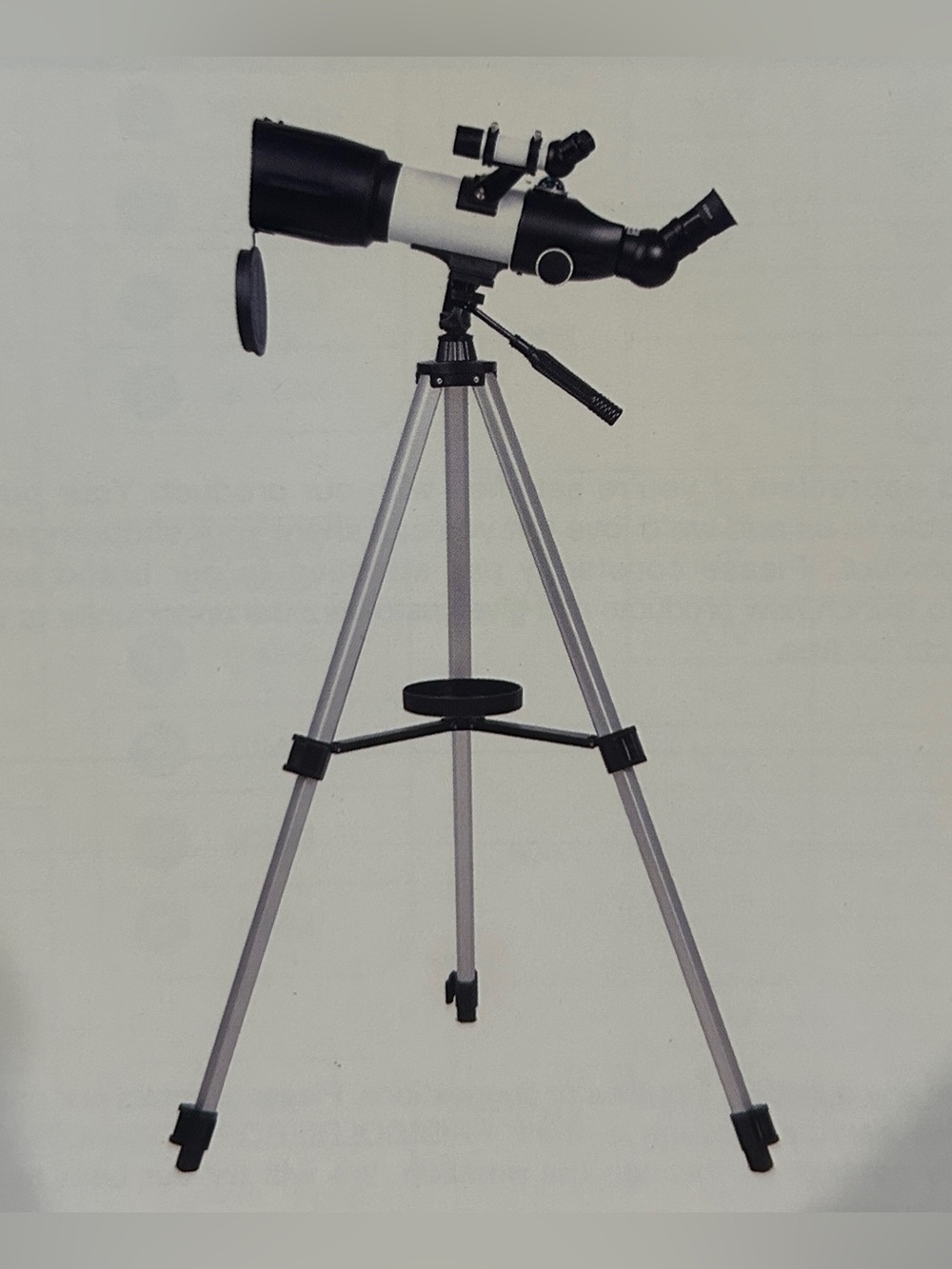 Free Soldier Black & White Telescope w/ Tripod-Compact Astronomical Telescope🤍
